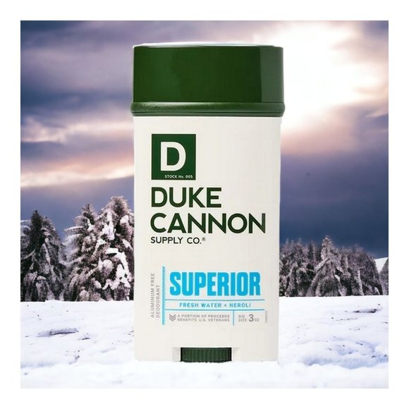 Duke Cannon Superior Aluminum Free Deodorant Made in USA Benefits Veterans - Picture 2 of 4